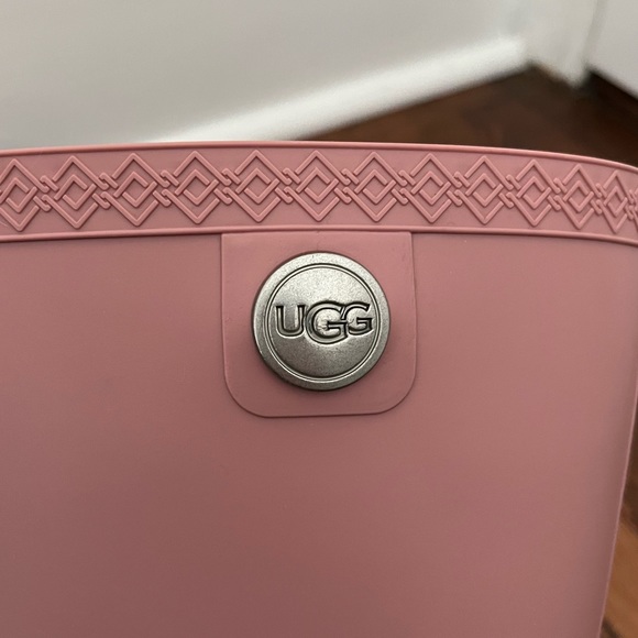 UGG Light Pink Rain Boots Size 7 - Picture 7 of 14